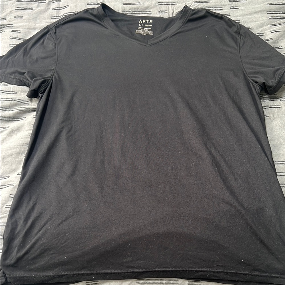 Apt. 9 Black Short Sleeve Tee